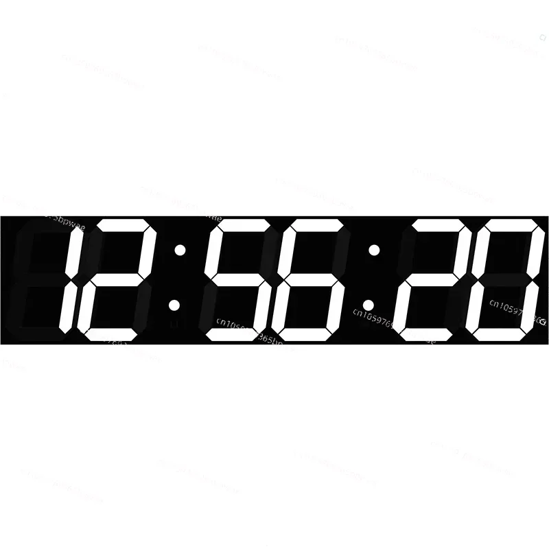 Modern Large Digital Wall Clock Calendar Temperature Timer Alarm for Living Room Decor