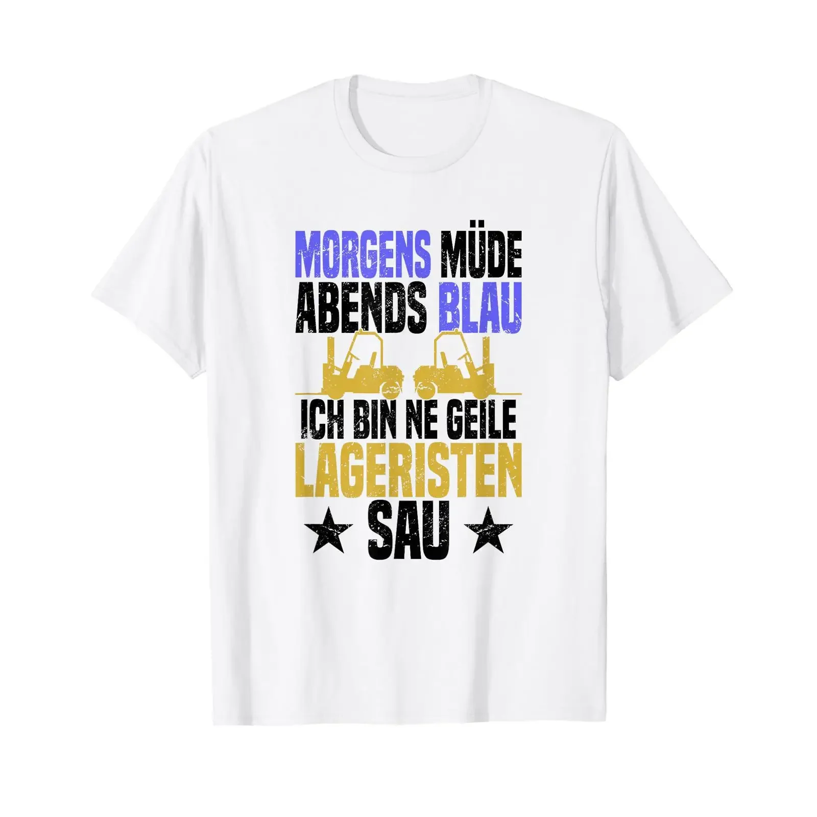 Lagerist Gabelstapler Fahrer T shirt vintage Washed Top For Everyday Wear Casual Comfortable graphic Unisex designer clothes