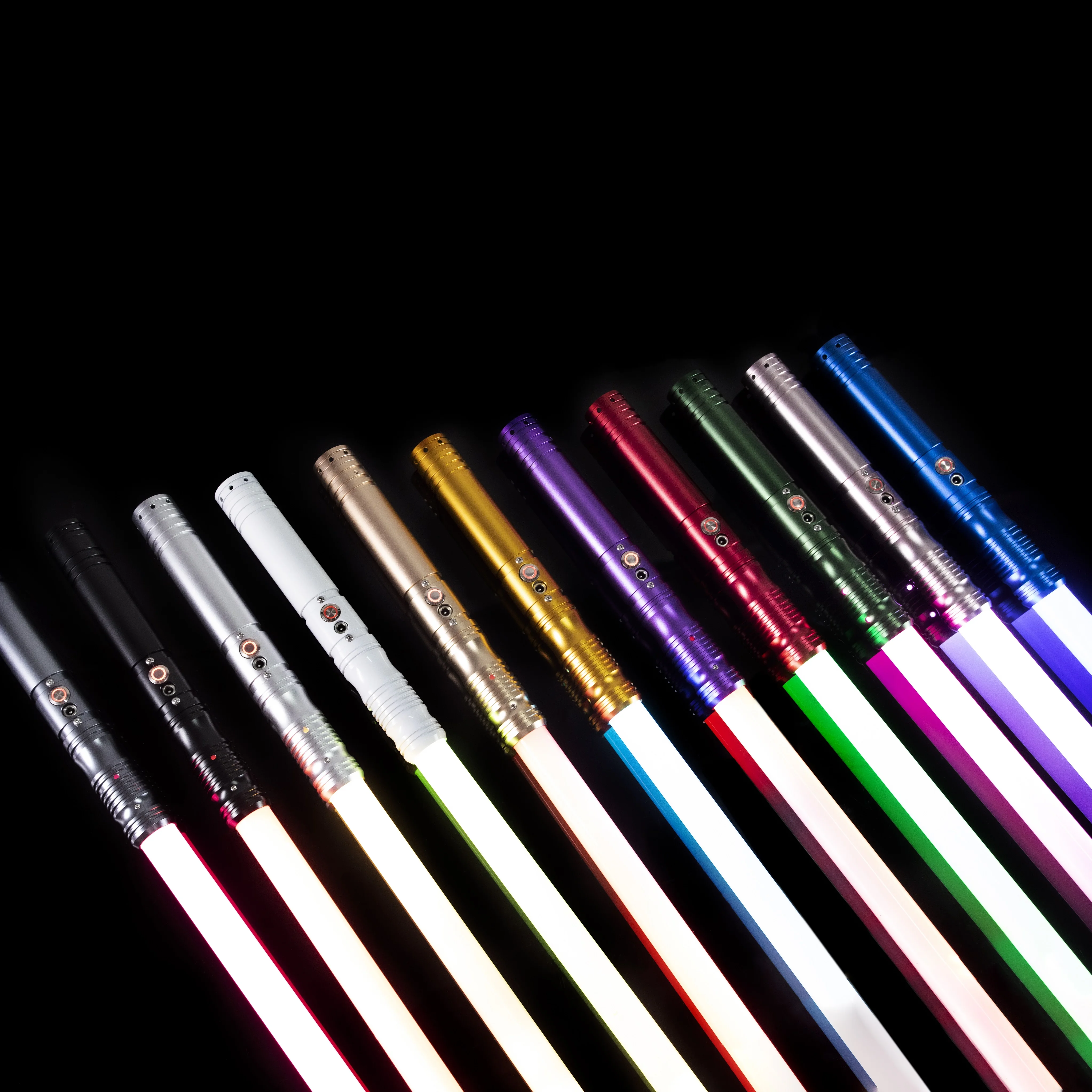 

LGT Saberstudio Metal Hilt Heavy Dueling Blade Lightsaber With16 Sound Fonts RGBX Sensitive Smooth Swing Infinite Color Changing