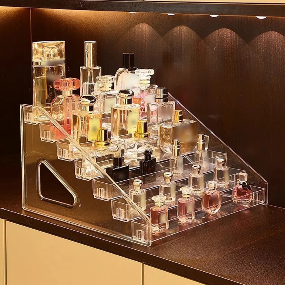 Multi-Layer Ladder Blind Box Storage Box Makeup Figure Small Ornament Large Capacity Display Stand Acrylic Display Rack
