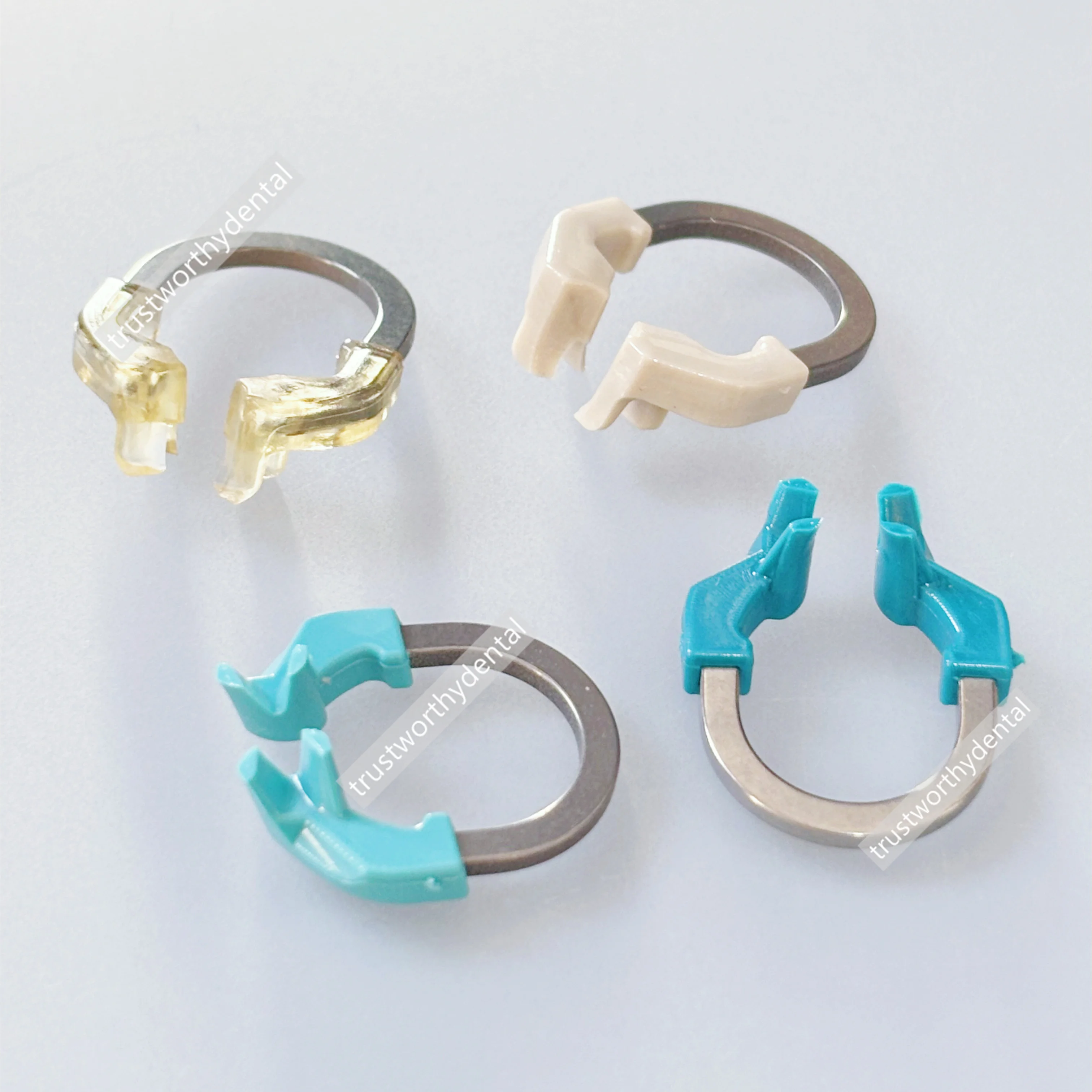 Dental Metal Matrices Clamp Sectional Matrix V3 System Ni-Ti Retaining Rings Contoured Bands Universal Narrow Deep Fits Palodent