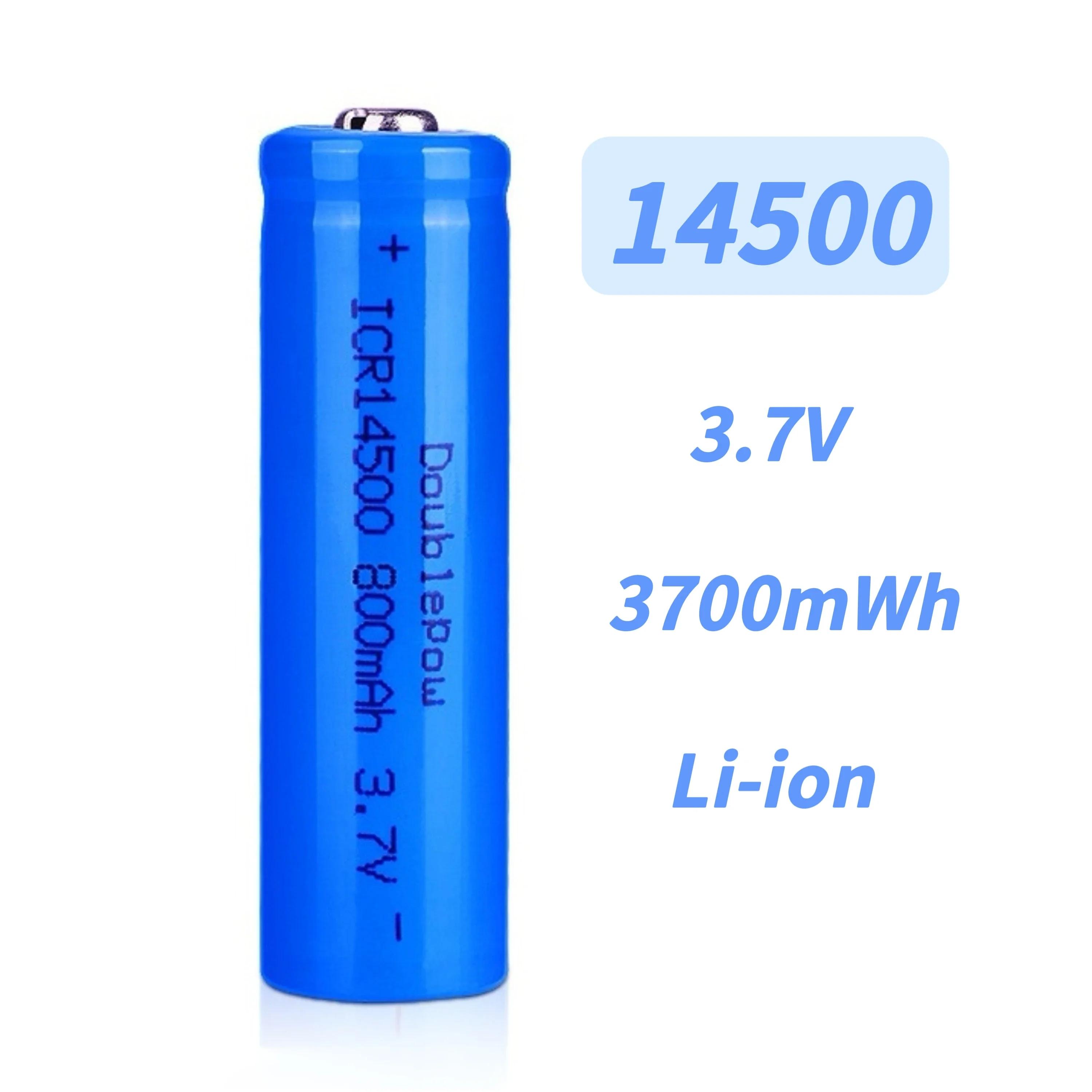 14500 battery 3.7V lithium rechargeable 800mAh 5C discharge for Shaver Speaker dron Vacuum cleaner Microphone Smartwatch Sensor