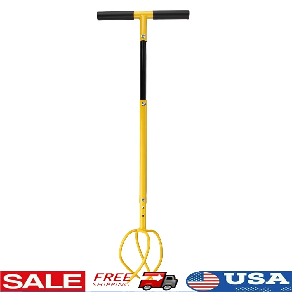 

Adjustable Height Manual Twist Hand Tiller Ergonomic Claw Cultivator Tool Soil Weeding Aeration and Gardening