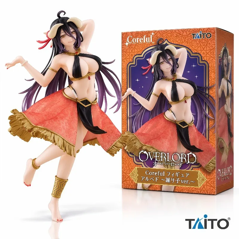 Original Authentic TAITO Overlord Albedo Dancer Ver Coreful Figure In Stock Japanese Anime PVC Premium Collectible Desk Ornament
