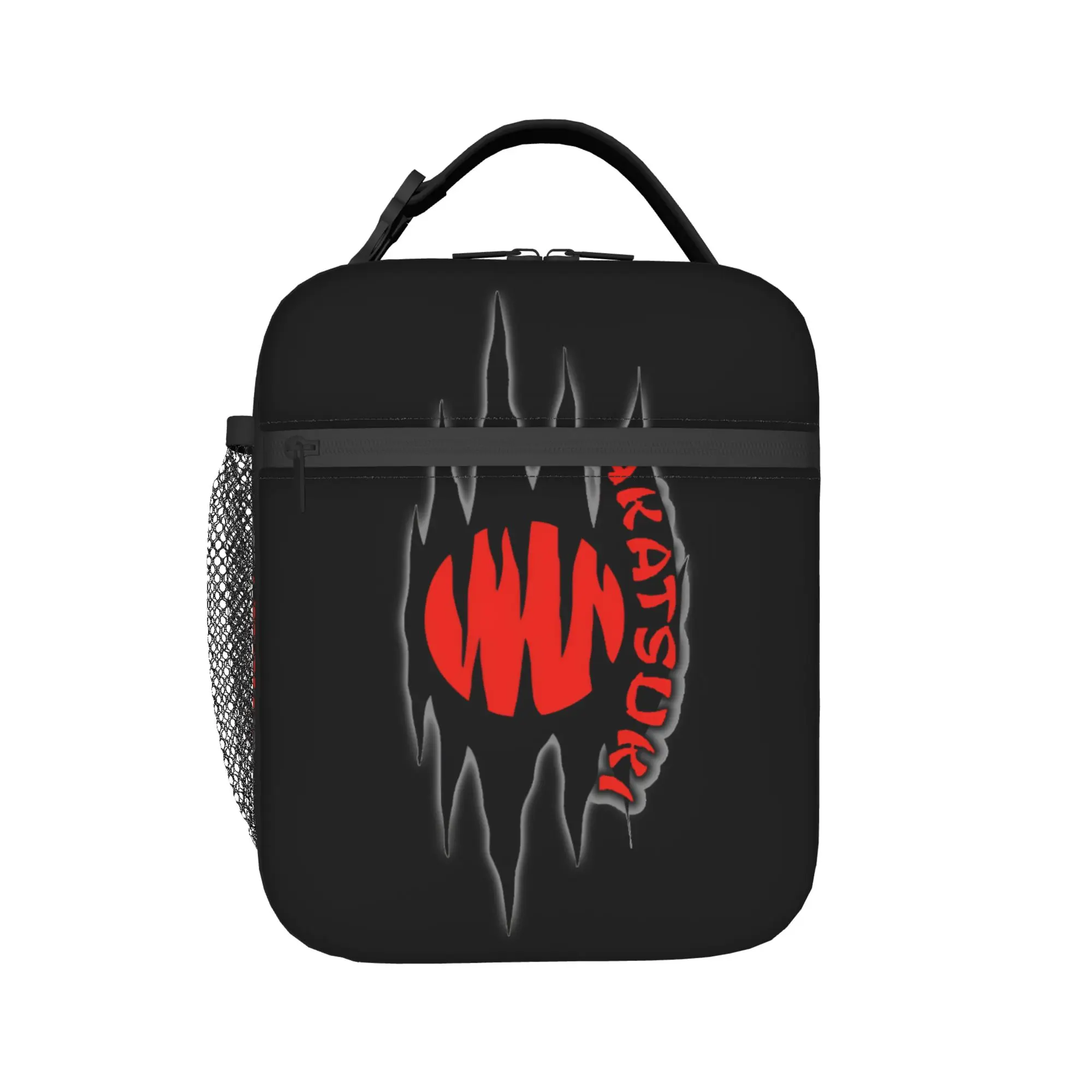 

Custom N-Narutoes Akatsukis Insulated Lunch Bag for Women Men Resuable Anime Thermal Cooler Bento Box Office Picnic Travel