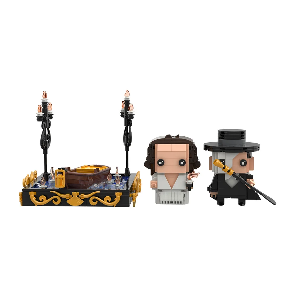 The Phantom of the Opera Building Blocks Kit Phantom and Christine Iconic Musical Duo Collectible Toy Adult Gift