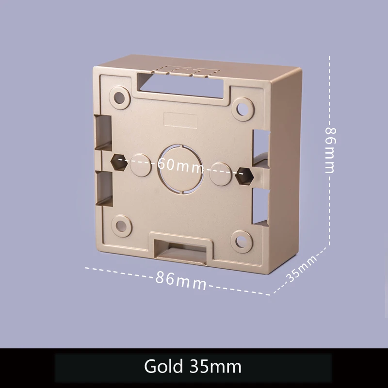 Wall Surface Mounted Installation Box 86 Type Universal Electrical Switch Socket Wire Junction Connecting Box