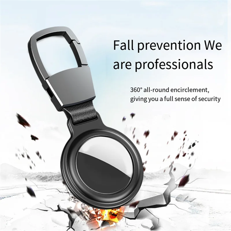 ABGN การดูดซับแม่เหล็กสําหรับ Airtag Locator ป้องกันสําหรับ Airtag พวงกุญแจ Protector กันชน