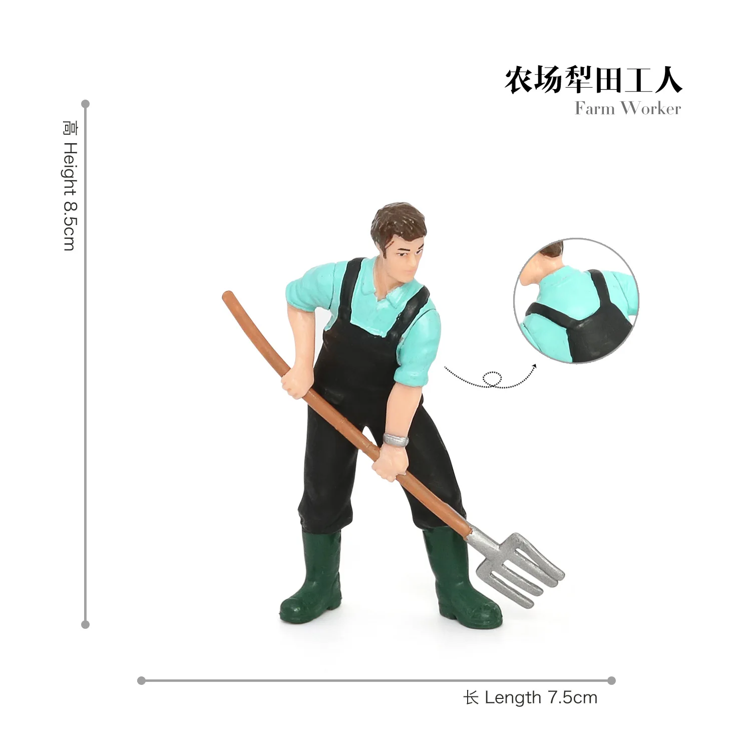 محاكاة مزرعة المزرعة دمية مزارع المزارع توكان نماذج للحيوانات مجموعة لعبة هدية للأطفال #2