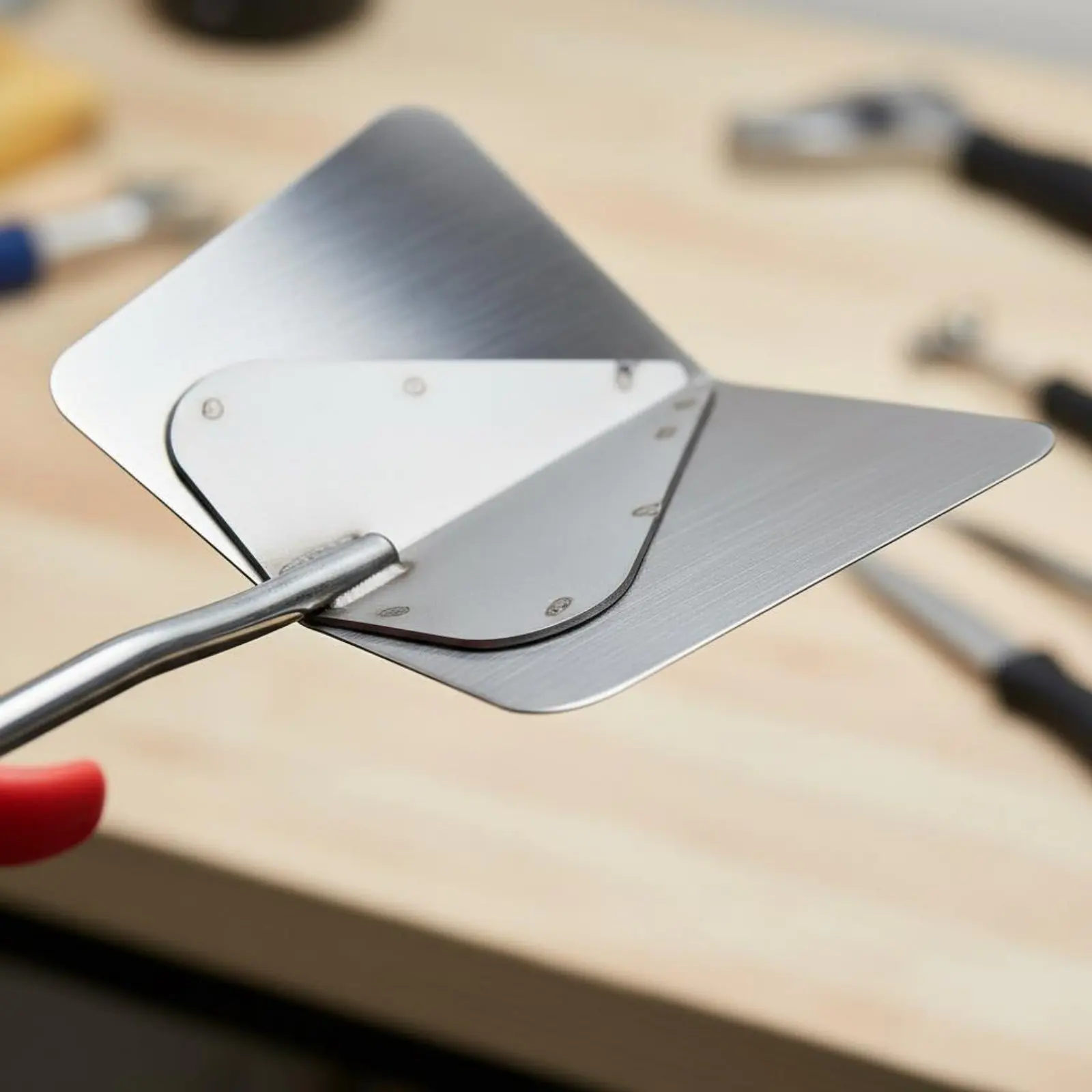 

Corner Trowel Stainless Steel Inside Corner Trowel Construction Tool Wear-Resistant Large Size for Drywall Workers