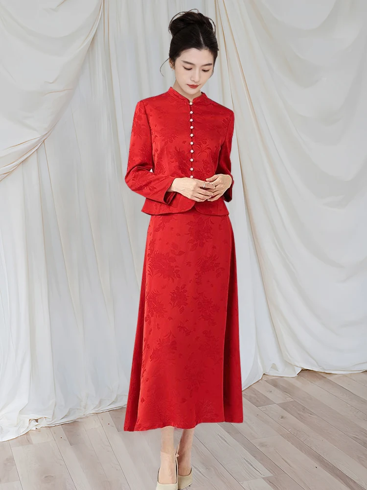 abito-da-sposa-rosso-dr-set-autunno-inverno-ele-colletto-tondo-gonna-longuette-lunga-sve-cerimonia-di-fidanzamento-della-sposa-ricevimento-di-nozze