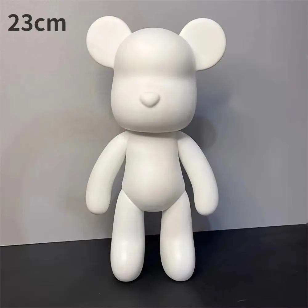 NONE 3 Größen DIY Flüssige Bärenskulptur, handgefertigte Bärenpuppe, Ornamente, gewalttätiger Bär, Graffiti-Gemälde, Eltern-Kind-Spielzeug, Geschenk, Heimdekoration 3