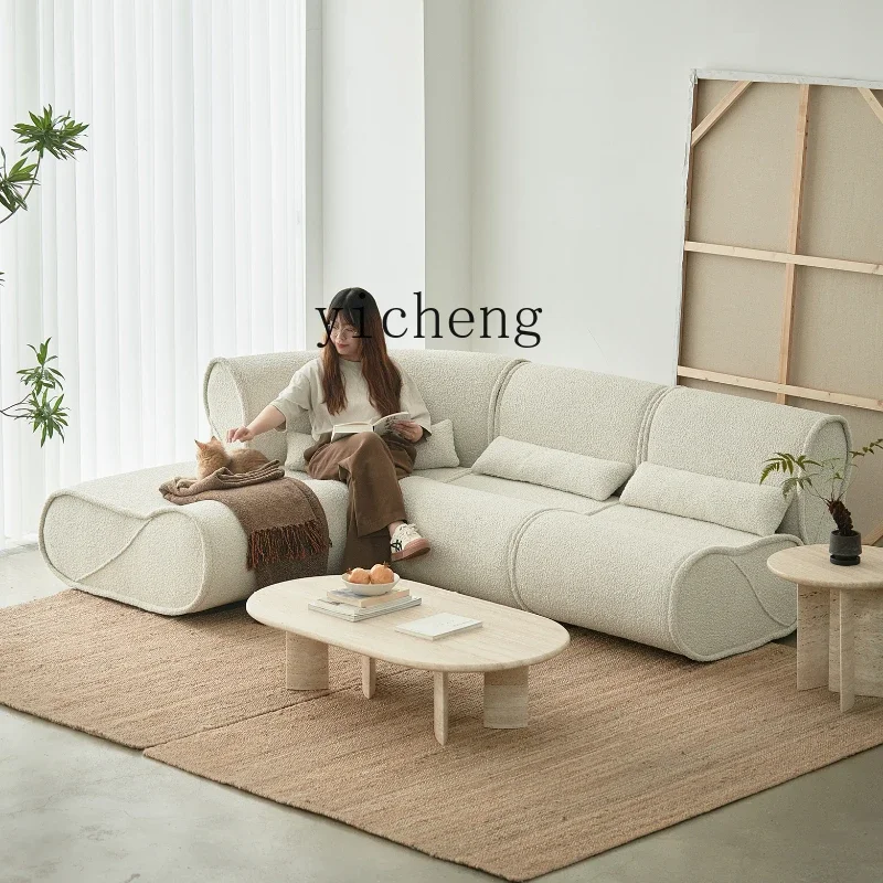 

Design Modern Simple Home Lambswool Living Room Module Sofa