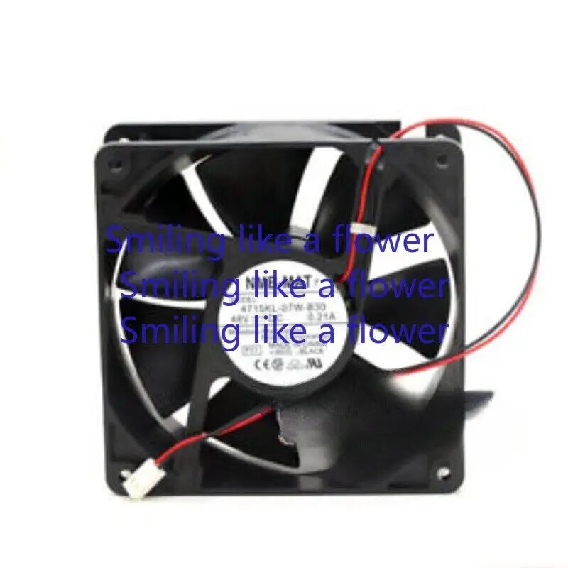 For Large Air Volume Silent Cooling Fan 4715KL-07W-B30 48V 0.21A 120*120*38mm