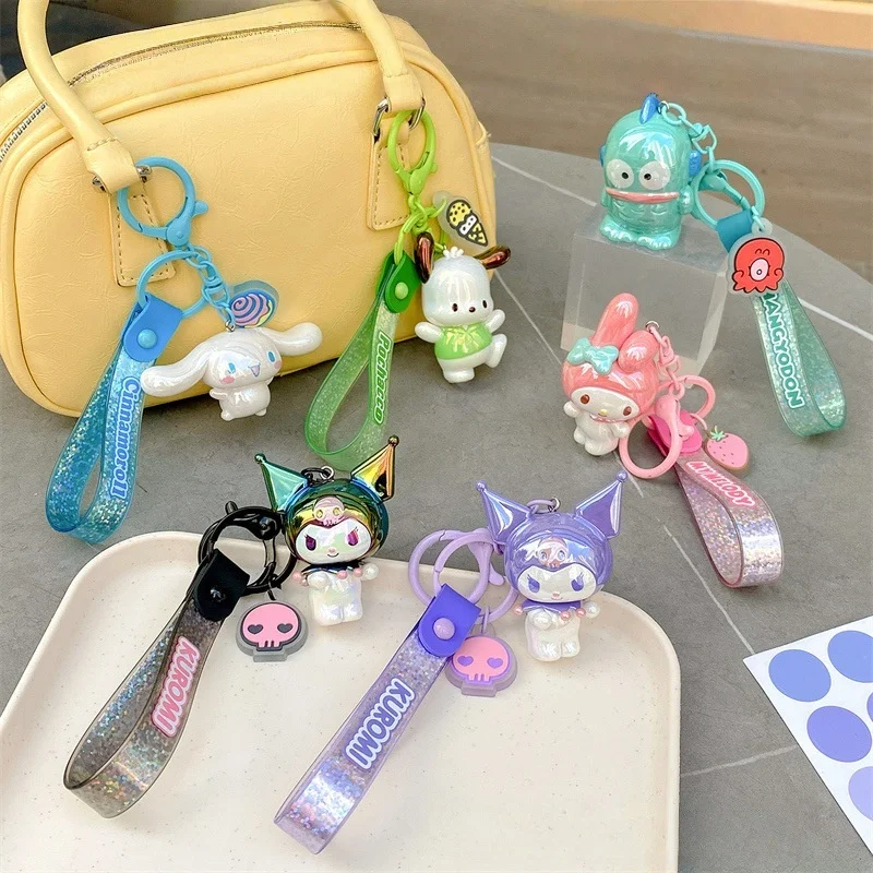 

Sanrio Symphony Series Keychain Cute Kuromi Cinnamon Doll Cartoon Bag Decorative Pendant Children's Toy Statue Birthday Gift