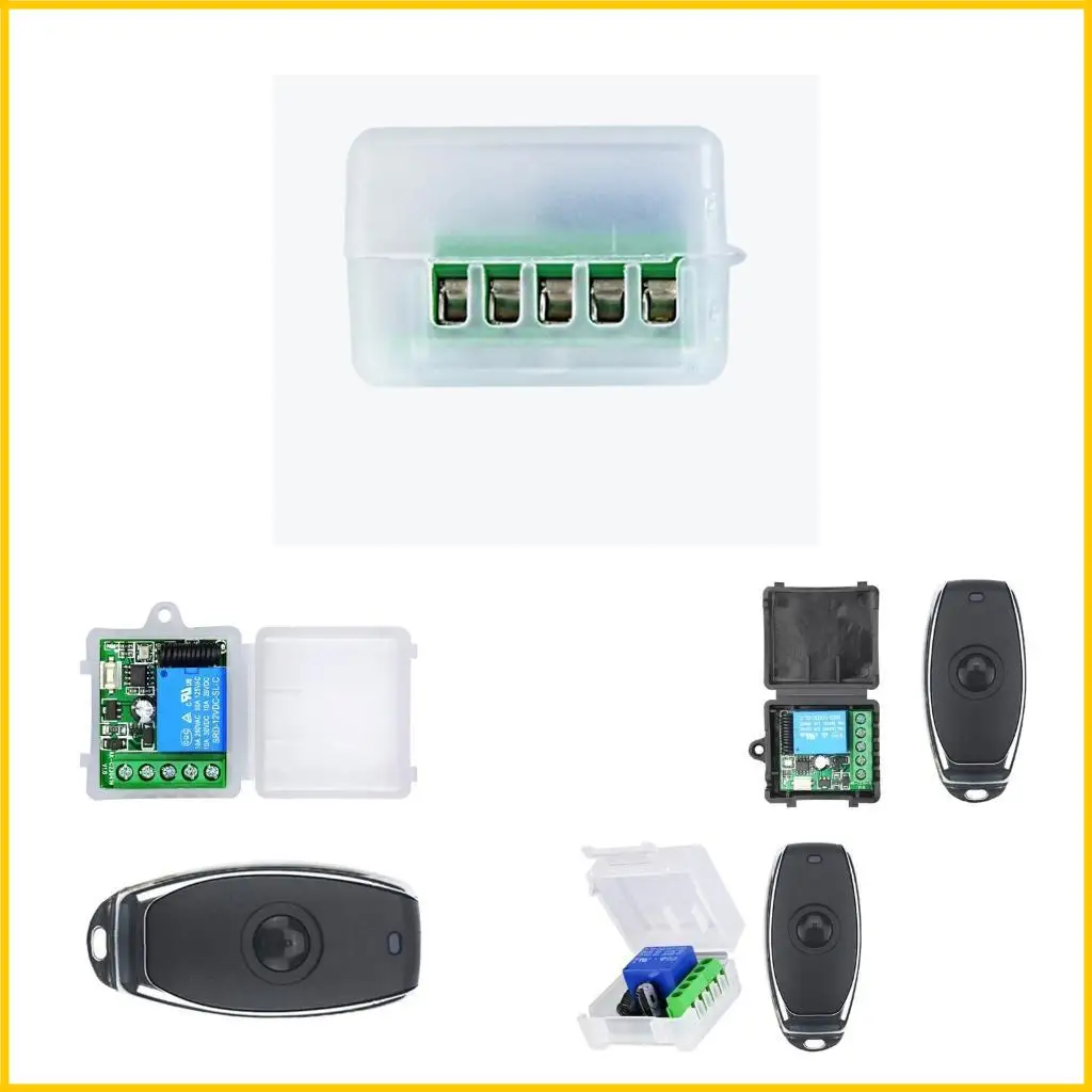 DC12V 10A Single Channel Relays Modul Receiver Wireless Fernbedienungsschalter