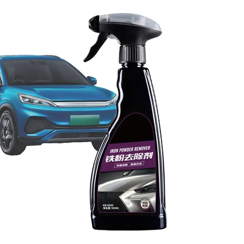 

Car Rust Removal Spray Multifunctional Car Iron Remover Metal Rust Remover 500ml Multipurpose Iron Powder Remover Spray For Car