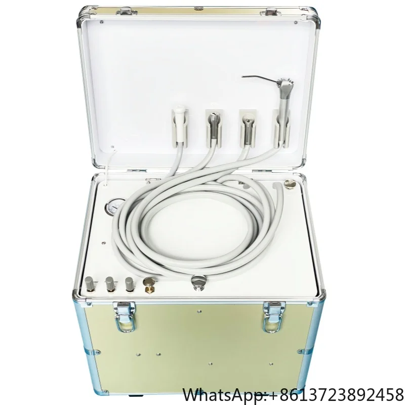 

Portable Dental Unit Mobile Dental Unit Mini Luggage Type Dental Veterinary With Compressor Motor