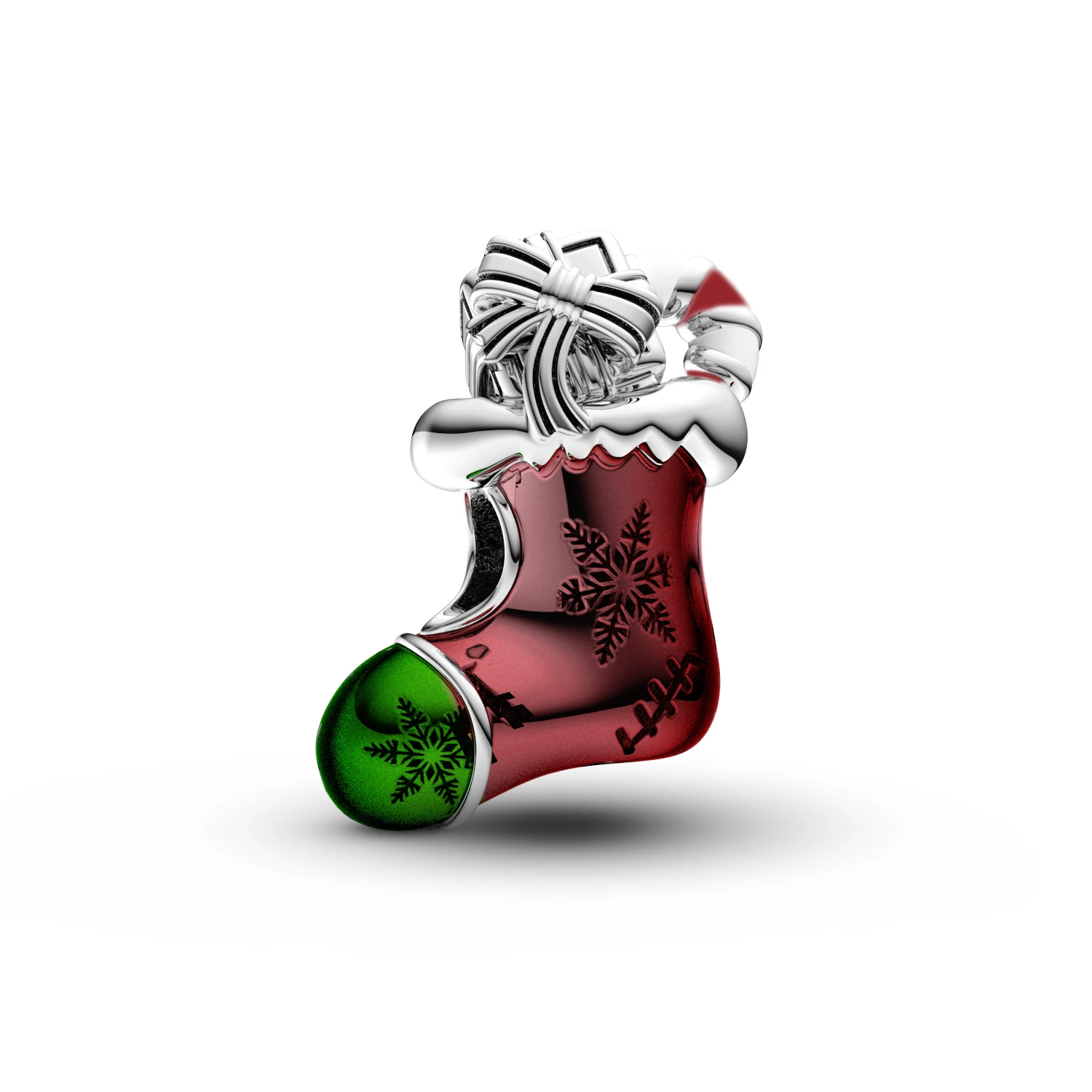 Manyilus S925 Silber Weihnachts-Charm-Set für Original-Armbänder Festliche Weihnachts-Schmuckanhänger-Kollektion Geschenk – Detail 2
