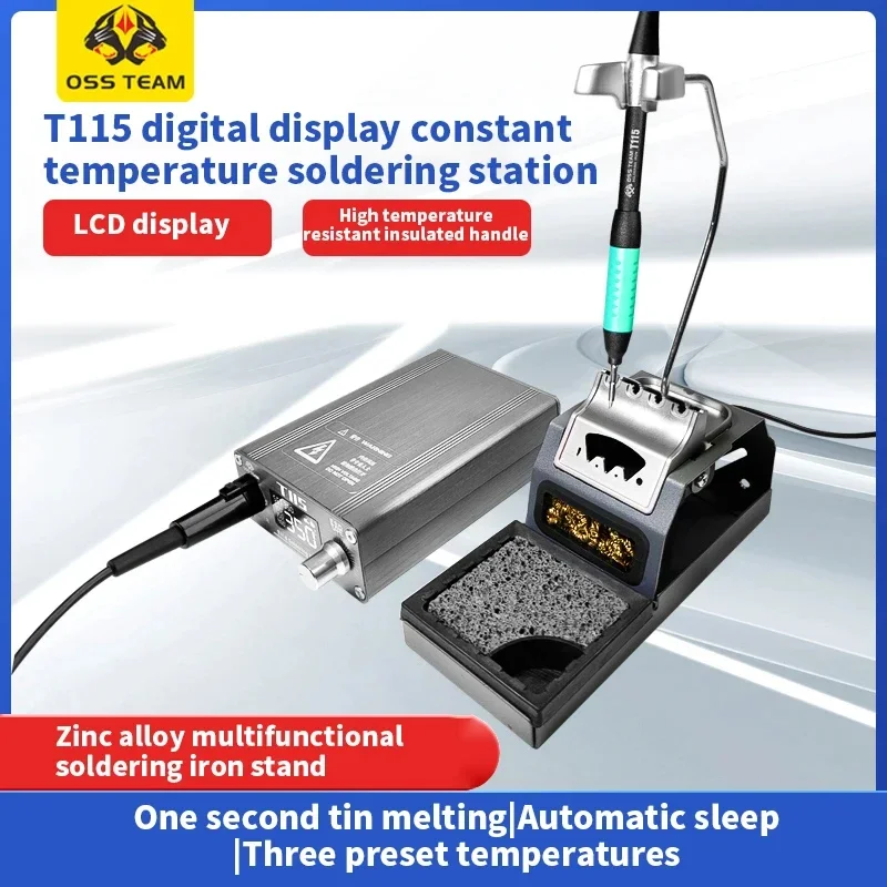 OSS T115/T210/T245 Soldering Station Professional for Soldering / 120-450C /Soldering Station for Phone Repair Solder Welding