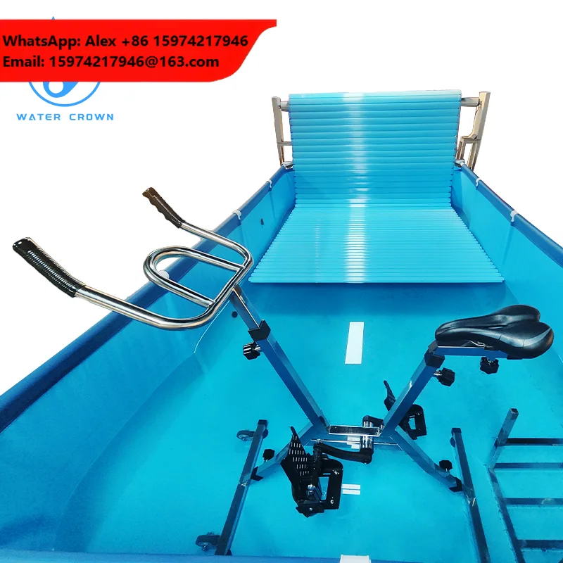 2026 Water Crown 316 Stainless Steel Hydro Bike Swimming Pool Underwater Pedal Bike Rehabilitation Training Pool Accessories
