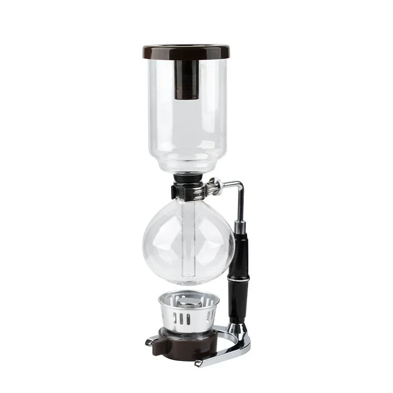 Siphon pot set Glass coffee pot filter Household simple wind Advanced siphon heat-resistant glass coffee pot