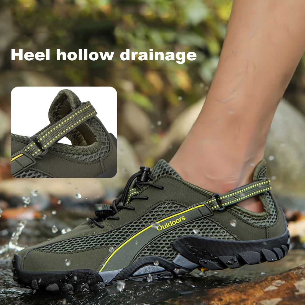 Hiking Shoes Lightweight Cross Trainer Non Slip Barefoot Shoes Breathable Minimalist Water Shoes for Outdoor Hiking