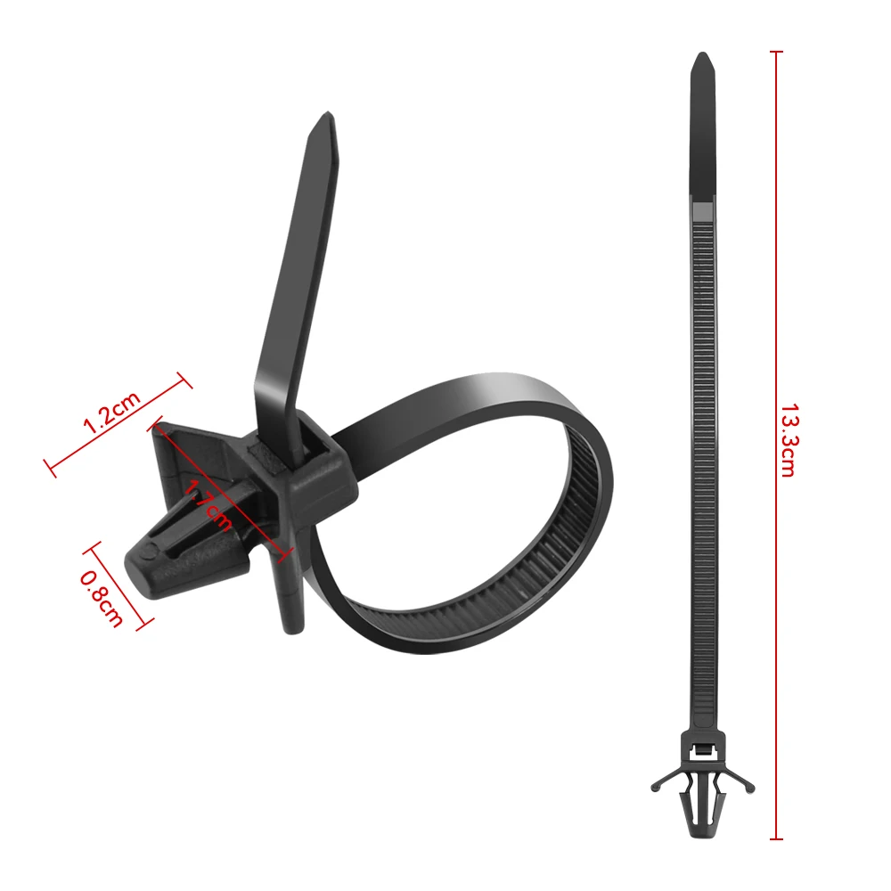 20 قطعة مركبة الذاتي أدوات ربط كابل القفل السحابة كليب لأوبل OPC أسترا J H G K شارة Corsa D B E Mokka Vectra #2