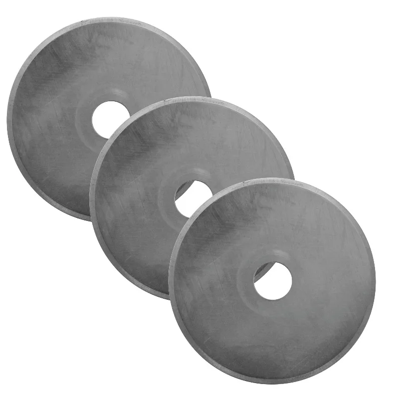 

45mm Rotary Fabric Cutter Replacement Blade for Sewing, Titanium Bonded, Craft & Sewing Tool, 3-Pack