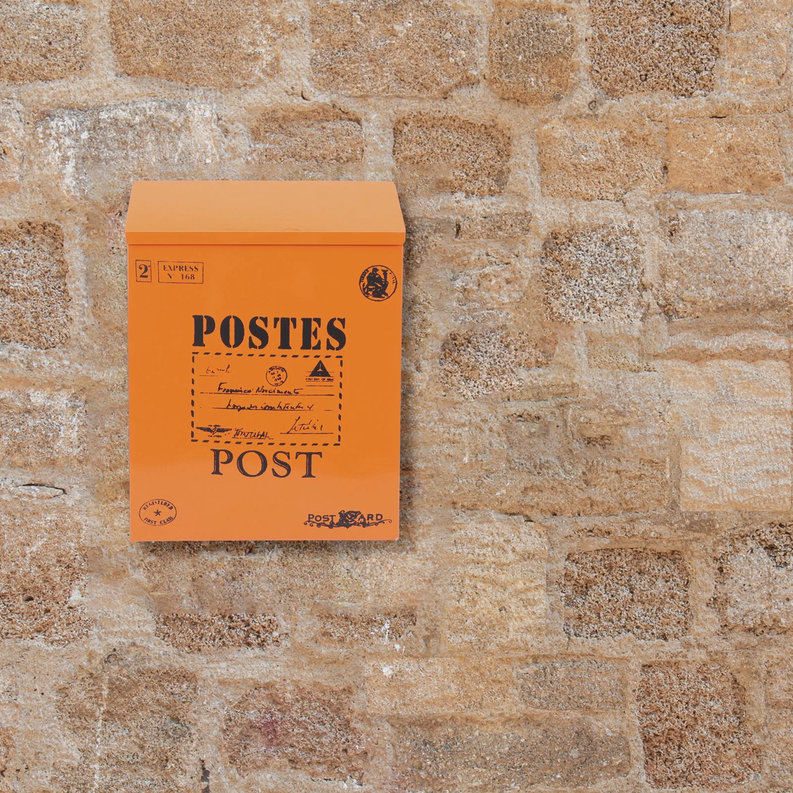 

Creative Iron Letter Box Wall Mount Vintage Mailbox for Home Office Garden Decorative Retro Style Lockable Metal Envelope Holder