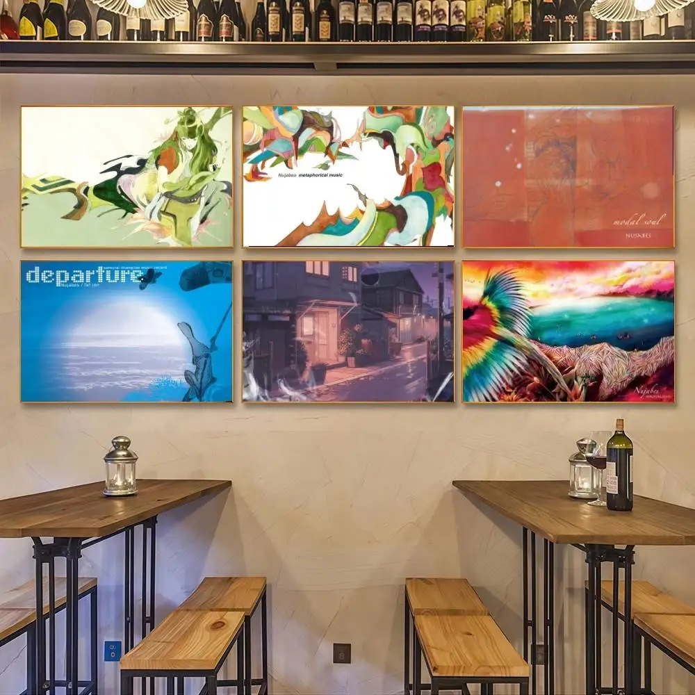 Nujabes Luv(sic) Hexalogy  Poster Sticker Gallery Prints Self Adhesive Home Decor Decoration Wall Decals Living Room