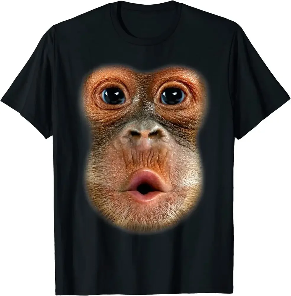 Monkey Stomach Funny Meme Cool Trending Viral T-Shirt For Men Clothing Women Short Sve Tees Vintage High Quality 100%Cotton