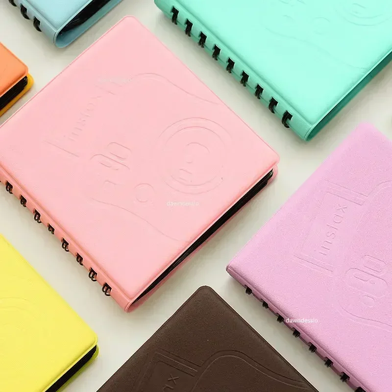 Universal Photo Album Mini Instant Coil Album Picture Case for Fujifilm Instax Film 7s 8 MINI Series Photo Paper Bag 64 Pockets