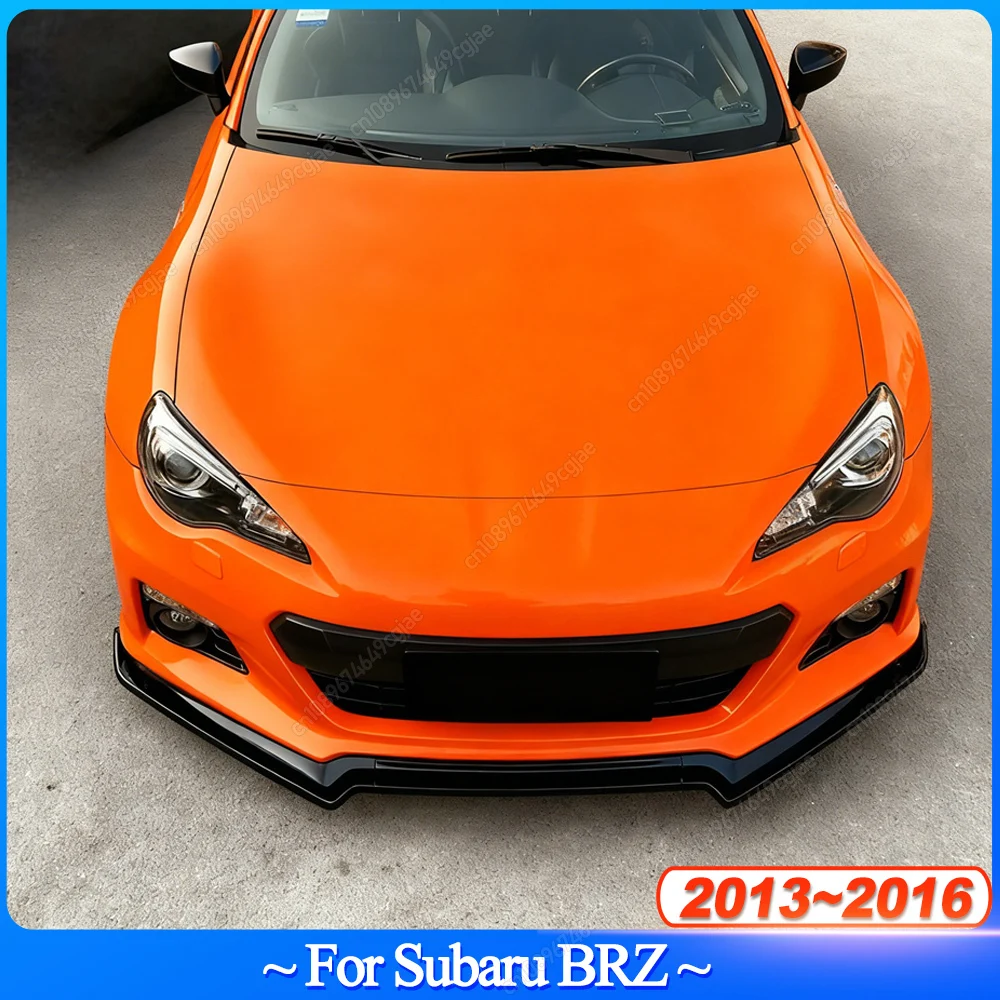 

Для Subaru BRZ 2013-2016 автомобильный передний бампер, разделитель для губ, диффузор, комплект для губ, автоспойлер, аксессуары для бампера, глянцевый черный тюнинг