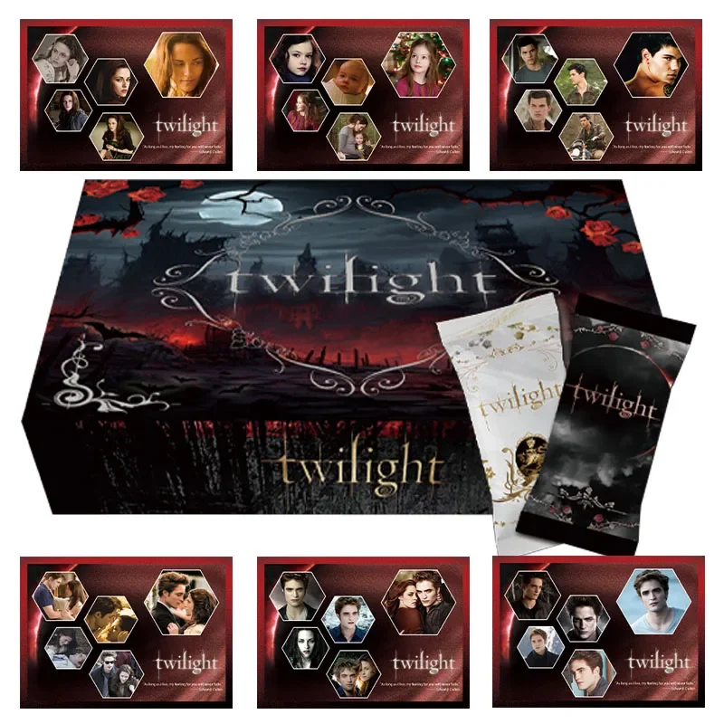 Coleção Twilight City Cartões para Crianças, Booster Box, Personagem do Filme, Cartão Periférico Limitado, Novos Presentes de Natal, Edição Inglesa