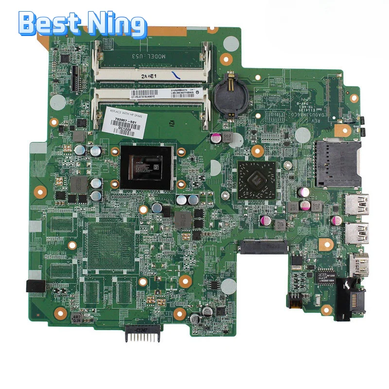 

For PAVILION HP 14-B 14Z-B Laptop Motherboard DA0U53MB6C0 REV C Mainboard DDR3 with A4-4355M UMA