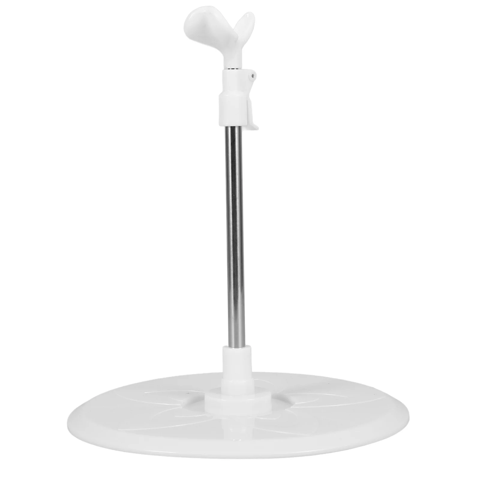 

Adjustable Stand Solid Abs Stainless Steel Display Rack For Action Figure Holder Minimalist Space-Saving Base