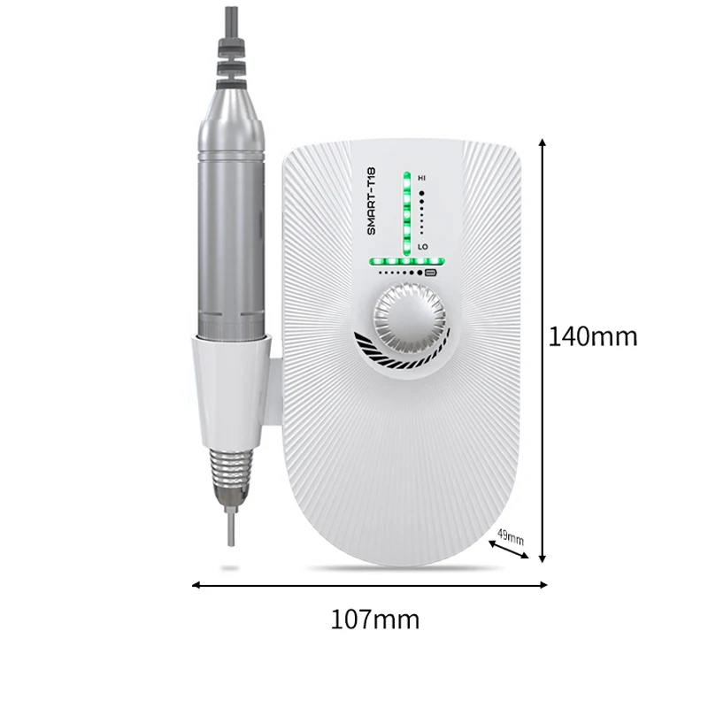 Portable Nail File Glazing Machine Ponceuse Pour Ongle New Usb Electric Nail Drill Cleaner 35000 Rpm