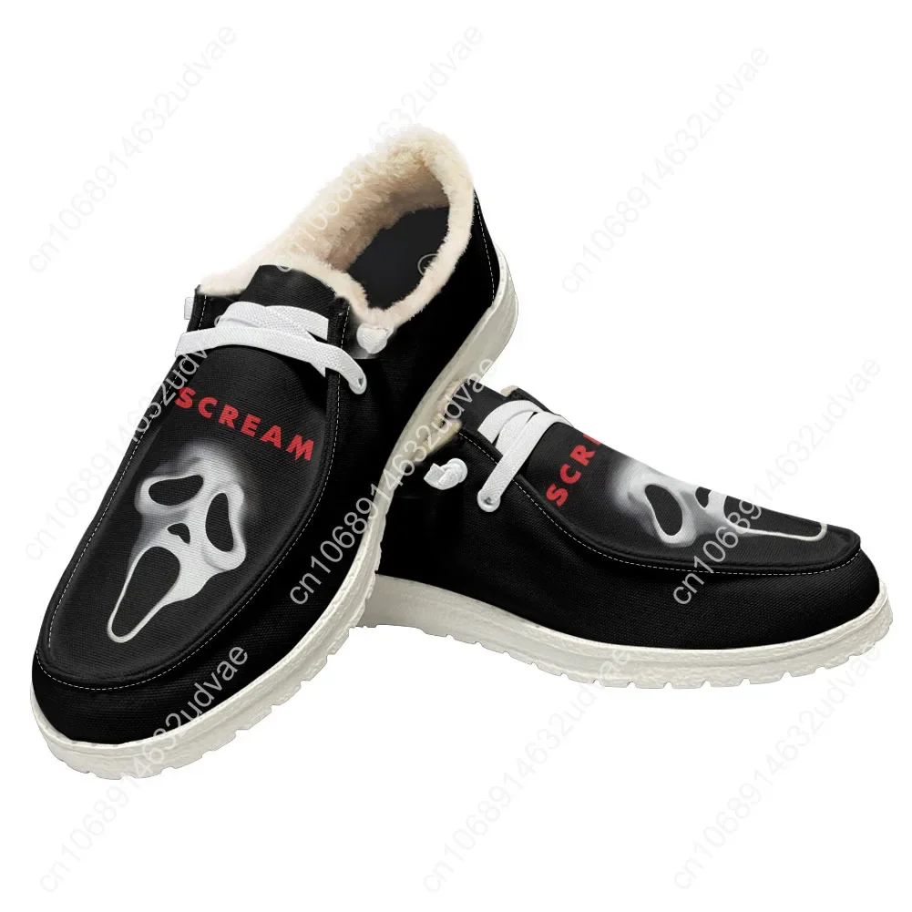 

Scream Casual Shoes Plush Flat Shoe Men Woman Billy Loomis Breathable Casual Outdoor Lightweight Footwear Customized Shoe