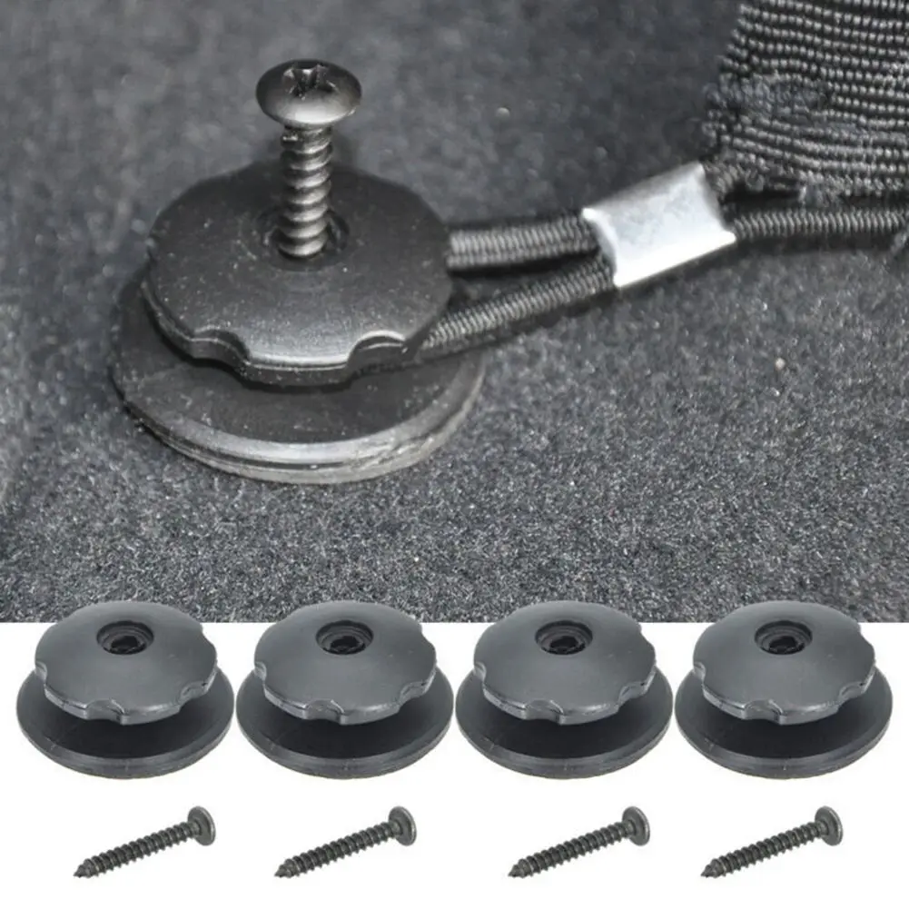 

4pcs Car Trunk Hook Mounting Point Set Cargo Hanger Fixing Hook Trunk Storage Organizer Car Accessories