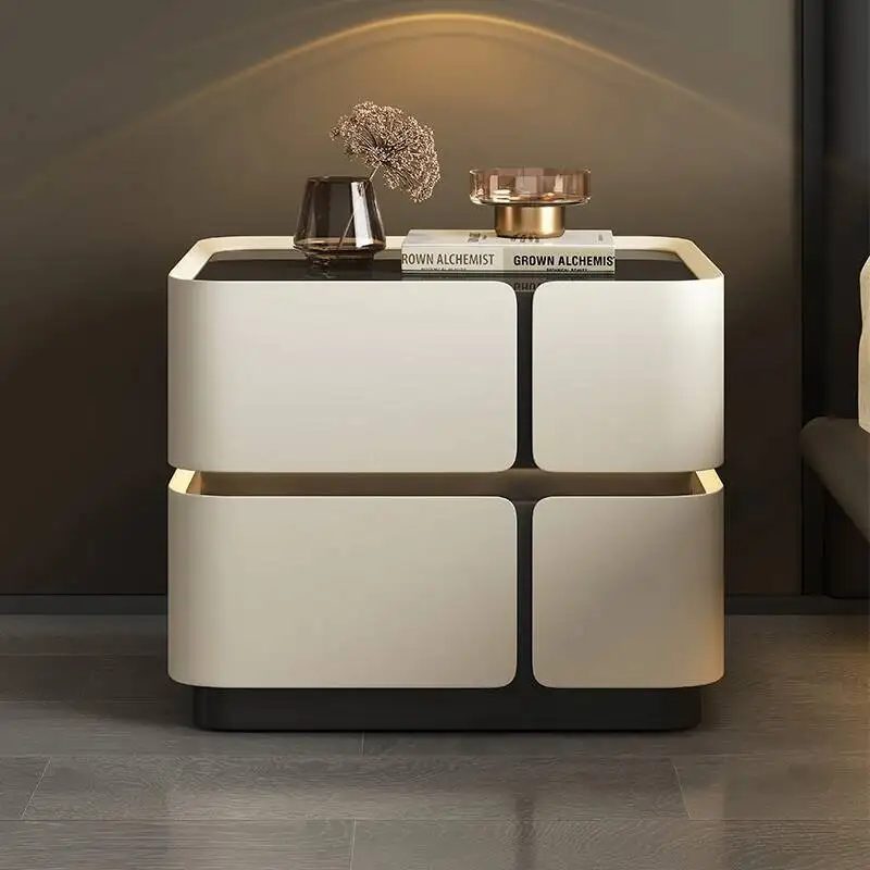 bedside table with secret compartment side chests for a bedroom dresser near the bed comfortable with drawers Storage furniture