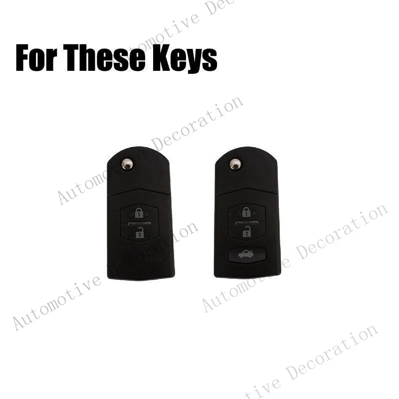 Z+ Zinc Alloy Leather TPU Car Key Fob Case Cover For Mazda 2 3 6 CX-7 CX-9 MX5 RX8