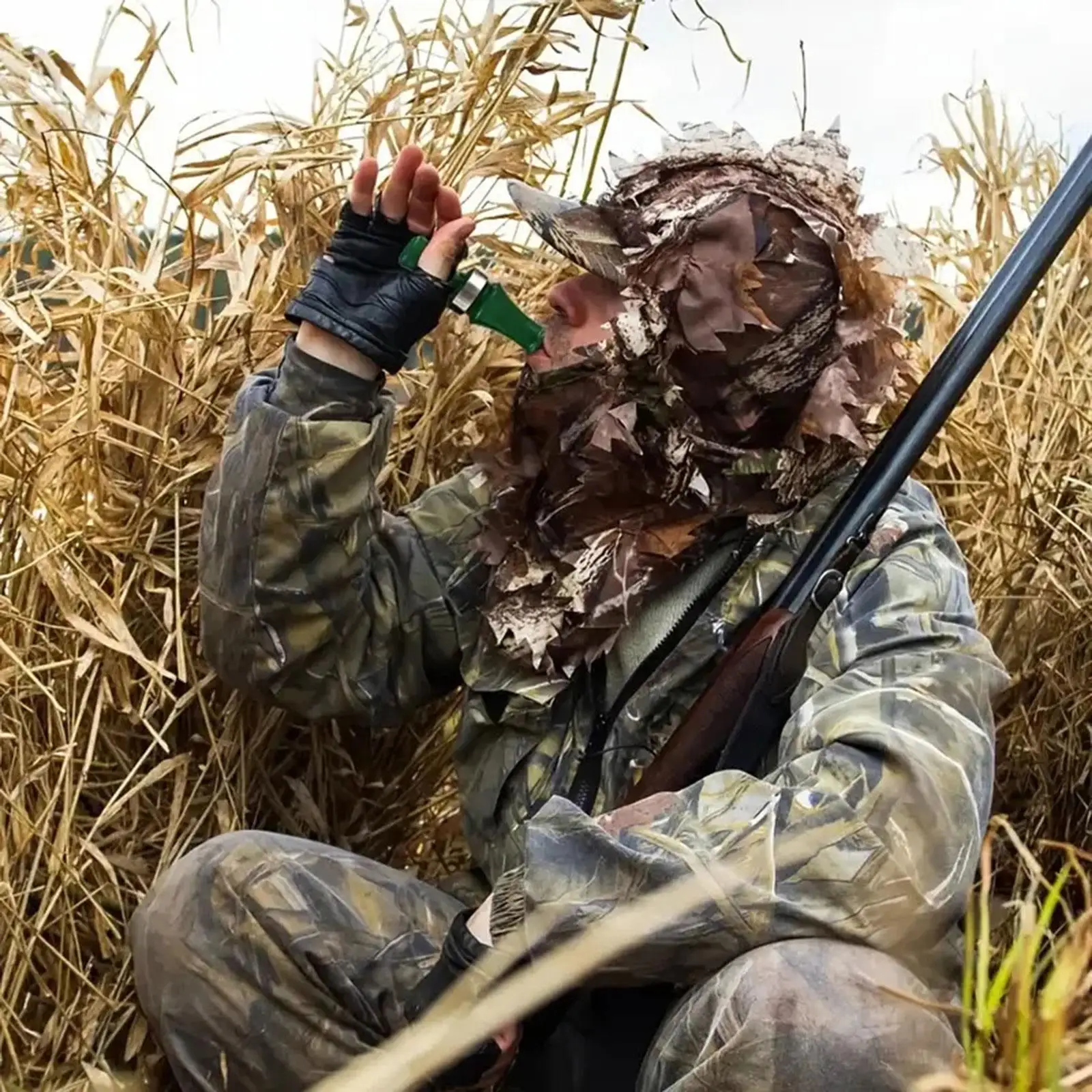 Duck Call Hunting Whistle Acrylic PP Durable Decoy Caller for Ducks and Geese Loud Sound Bird Lure for Marsh and Fields