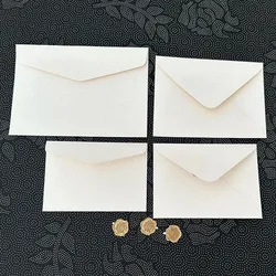 30pcs/lot 250g Thickened Linen Texture Pattern White High-grade Envelope Retro for Invitations Postcards Wedding Business Letter