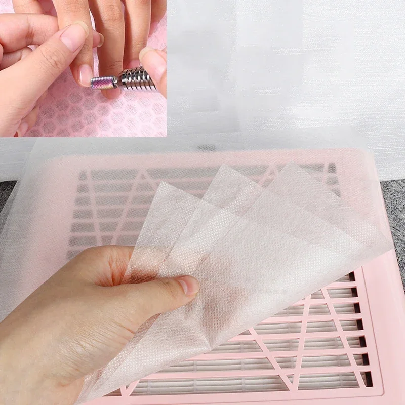 Nail Vacuum Filter Paper Filter White Dust Collector Replace Nail Vacuuming Ultra-thin Cleaner Filter Non Woven Fabric Cotton image 2