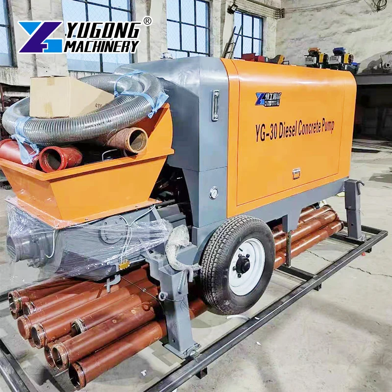 Integrated Safety Features Concrete Pump Machine for Retaining Wall Construction