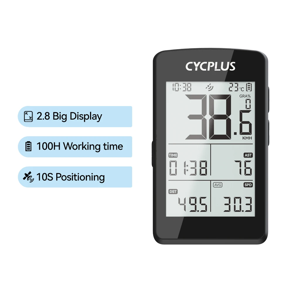 CYCPLUS M1 GPS ordinateur de vélo compteur de vitesse de cyclisme Bluetooth 5.0 ANT + Ciclismo compteur de vitesse pour accessoires de vélo Garmin Zwift  18