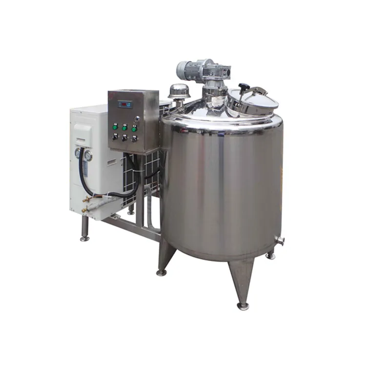 Stainless Steel Vertical Milk Cooler Chilling tank 100 Liter Milk Cooling tank  Factory Price 2000l Liters 1000 Liter