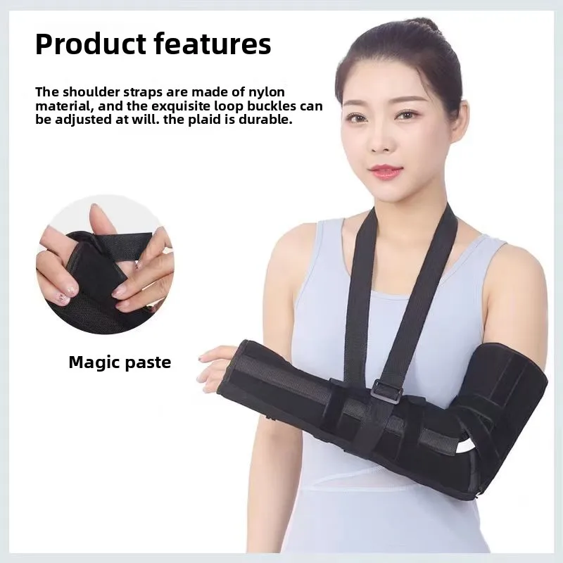 S/M/L الذراع الساعد حبال كسر دعم الكتف والكوع المشترك الذراع خلع دعم ثابت جبيرة الترقوة دعم المعصم #2