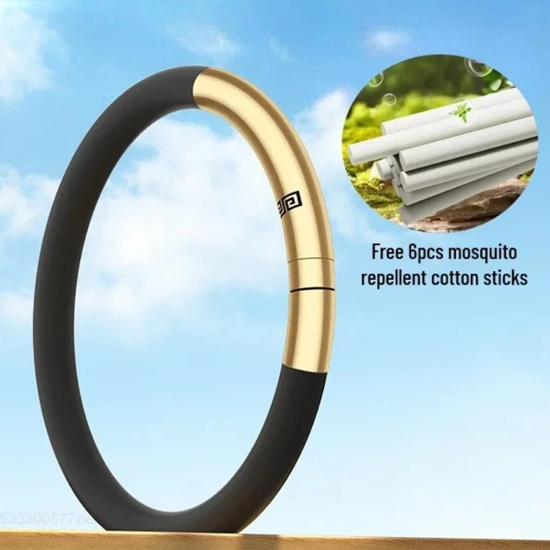 Bracelet anti-moustiques portable à l'huile essentielle de plantes naturelles, pour enfants et adultes, idéal pour le camping et l'escalade en extérieur